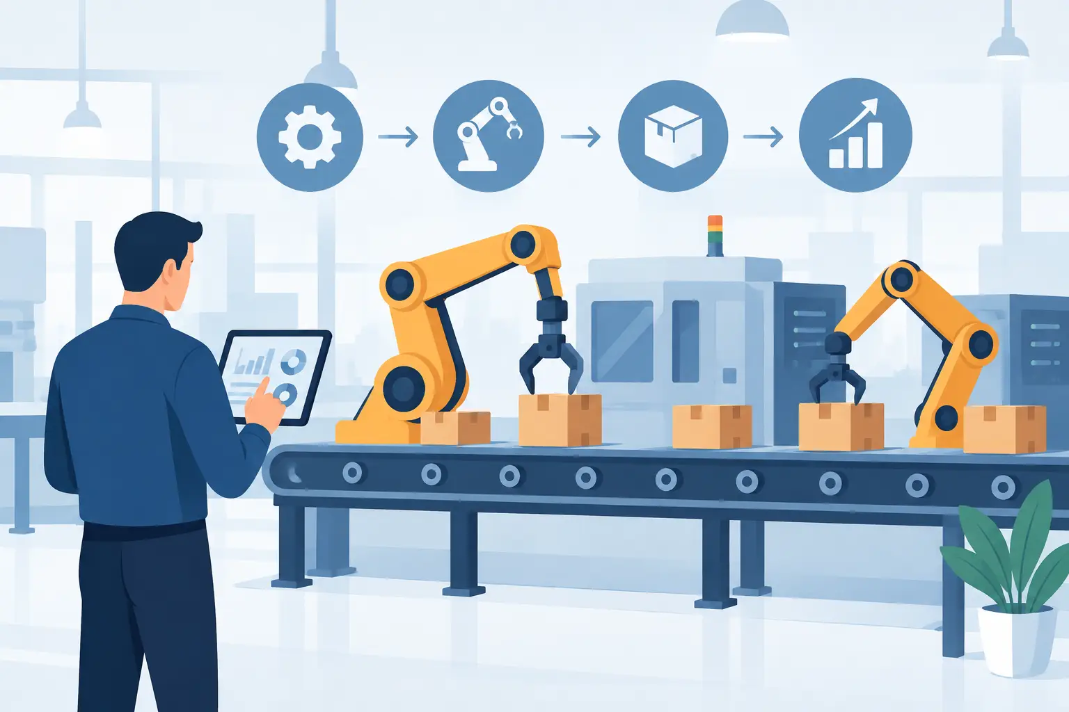 Automatizzare processi produttivi aziendali
